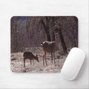 Doe and fawn..... mousepad