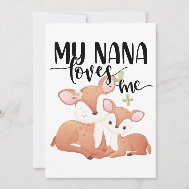 Doe and Fawn My Nana Lieben (Vorderseite)