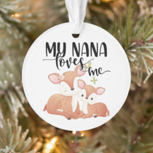 Doe and Fawn My Nana Lieben Ornament