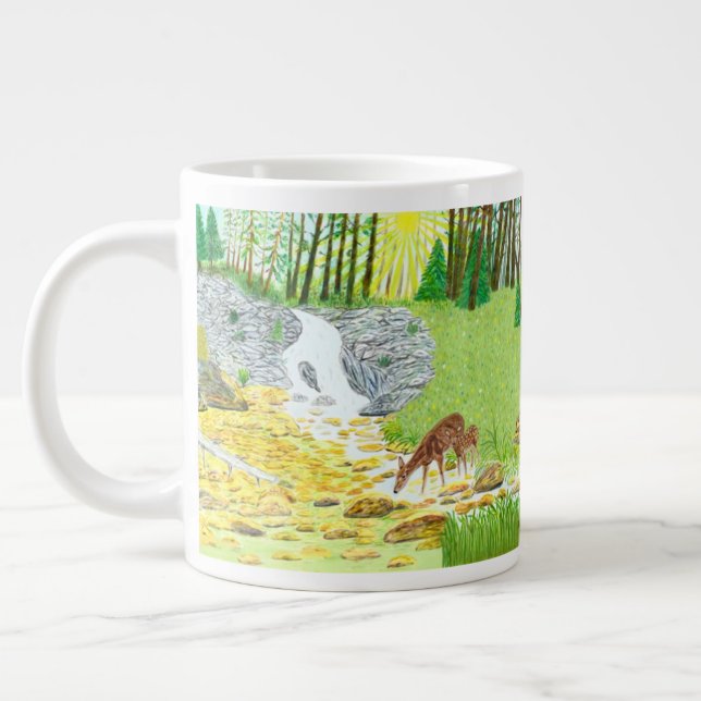 Doe and Fawn Specialty Tasse (Links)