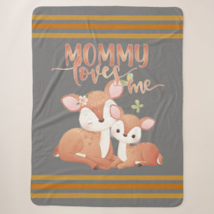 Doe Deer and Fawn Mommy Lieben Sherpadecke