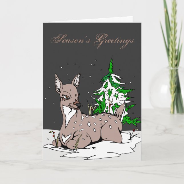 Doe - feiertagskarte (Vorderseite)