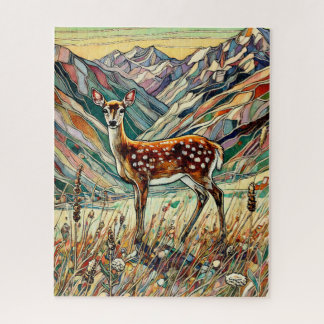 Doe in the Grass 500 Piece Puzzle