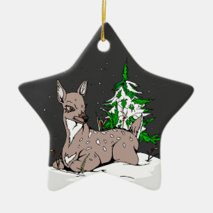 Doe - keramikornament