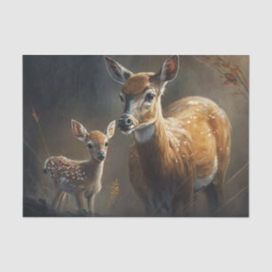 Doe und Fawn Seidenpapier
