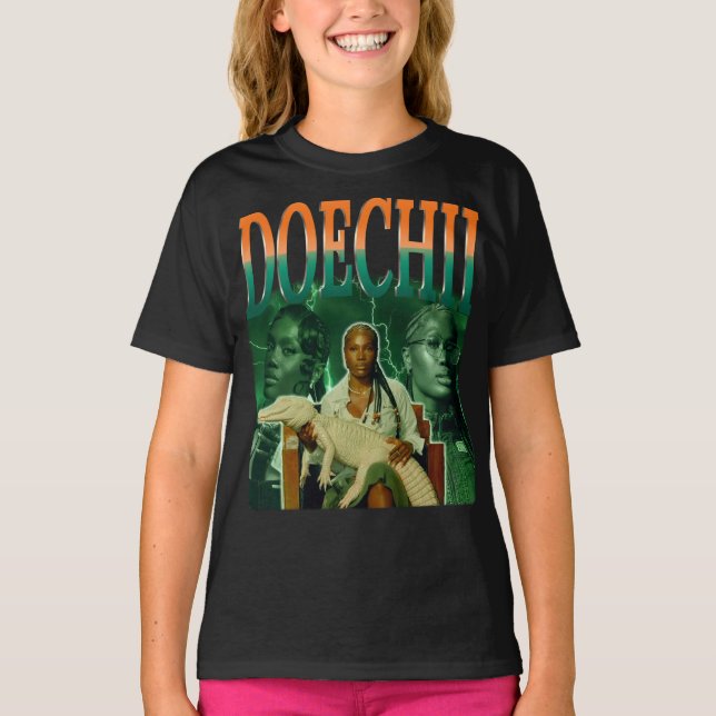 Doechii Bootleg T - Shirt Retro Streetwear Geschen (Vorderseite)