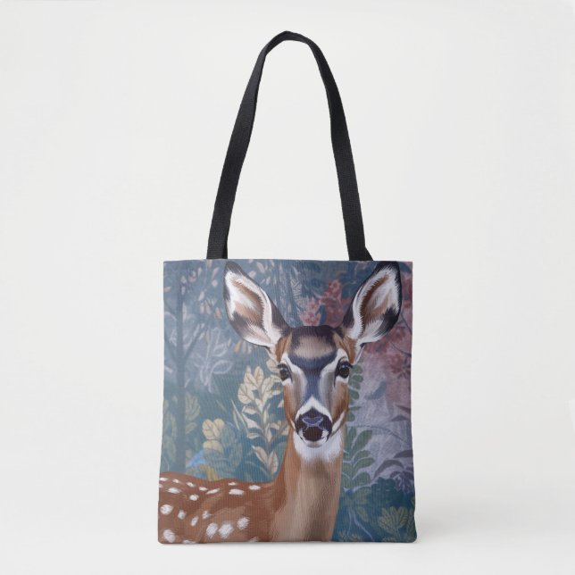 Doer Deer Shopping Errand Tote Bag (Vorderseite)