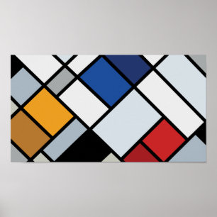 Doesburg - Kontrakomposition von Dissonanzen Poster