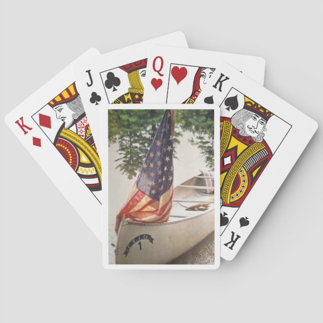 DOF - Flag und Canoe Poker Cards Spielkarten (Rückseite)