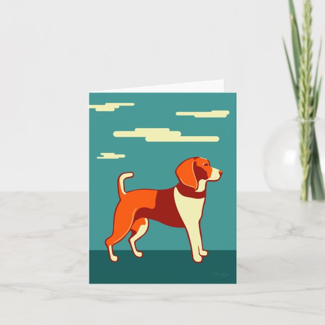 Dog #002 von Phillip Clark ・ PerfectlyHank.com Karte (Vorderseite)