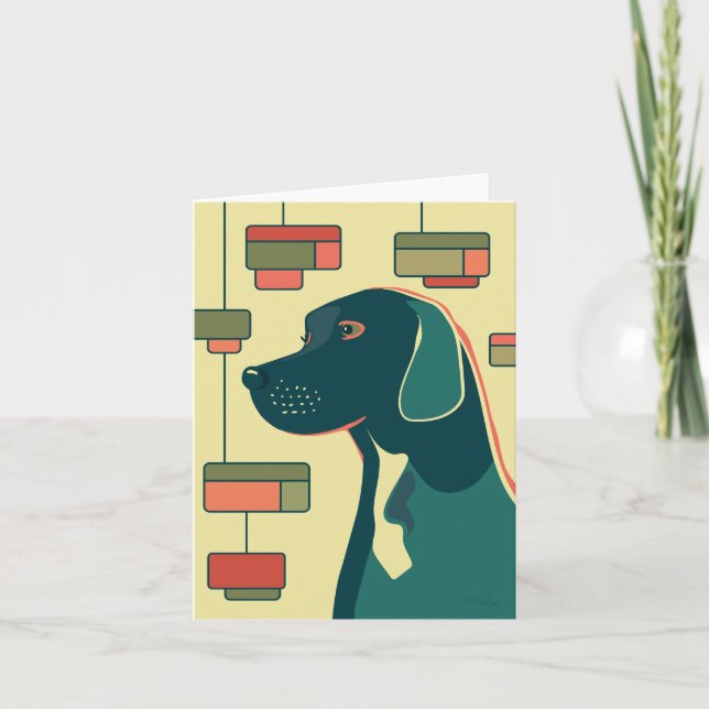 Dog #003 von Phillip Clark ・ PerfectlyHank.com Karte (Vorderseite)