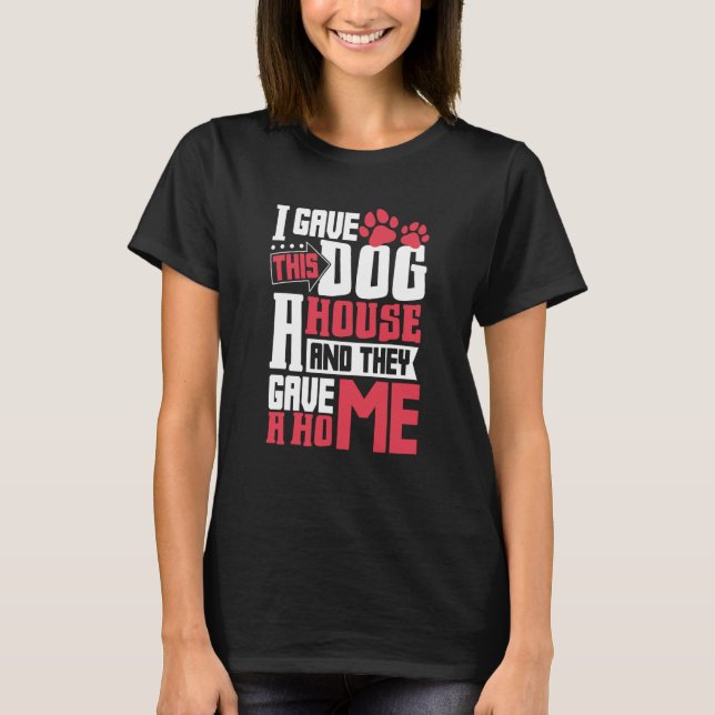 Dog Adoption Animal Rescue Animal Rights Rescue An T-Shirt (Vorderseite)