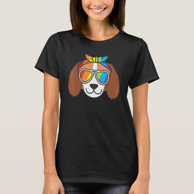 Dog  Ally Rainbow LGBTQ Community Pride Gender Sup T-Shirt (Vorderseite)