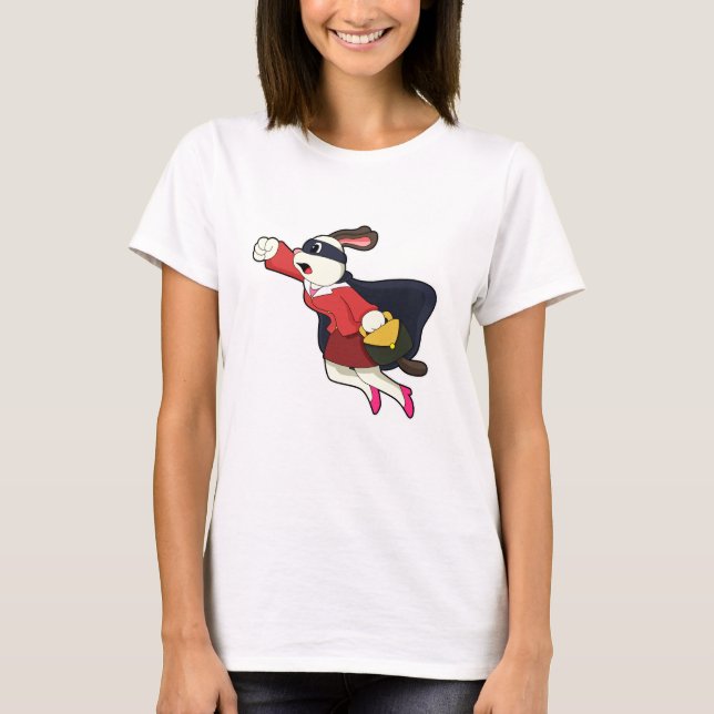 Dog als Generalsekretär Superhero T-Shirt (Vorderseite)