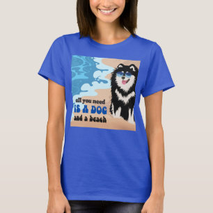 DOG AND A BEAC Finnisches Lapphund Shirts alle Sti