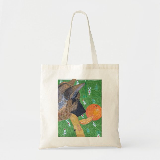 Dog and orange bag tragetasche (Vorne)