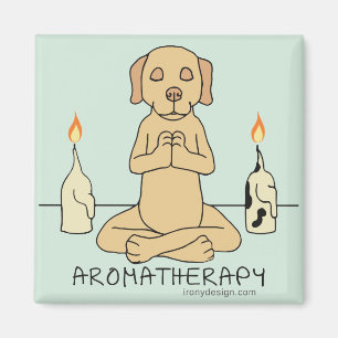 Dog Aromatherapie Medizin Witziger Cartoon Magnet