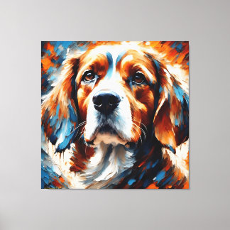 Dog Art 2 - Beagle 1 Leinwanddruck
