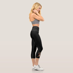 Dog Ate My Hausaufgaben - Französisches Zitat lern Capri Leggings