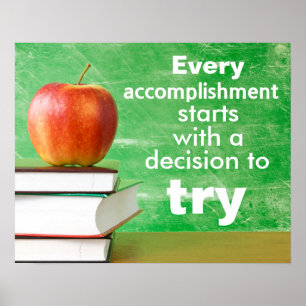 Dog Attitude-Klassenposter Poster