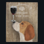 Dog Au Vin Beagle Puzzle<br><div class="desc">Hund Au Vin Beagle von Fabfunky. Ein Beagle mit Wein. | 190948D</div>