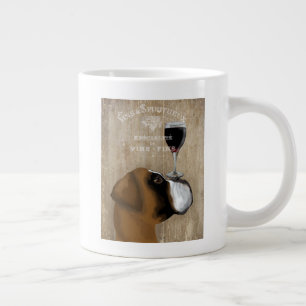 Dog Au Vin Boxer Jumbo-Tasse