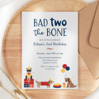 Dog Bad Two das Knochen 2. Geburtstag Party