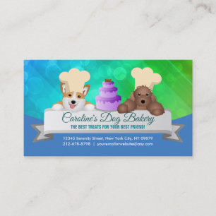 Dog Bakery Slogans Business Card Visitenkarte