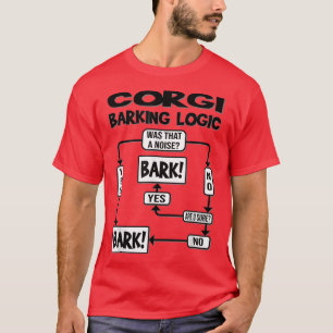Dog Barking Logic, lustige Hundeschenkidee, Funny  T-Shirt