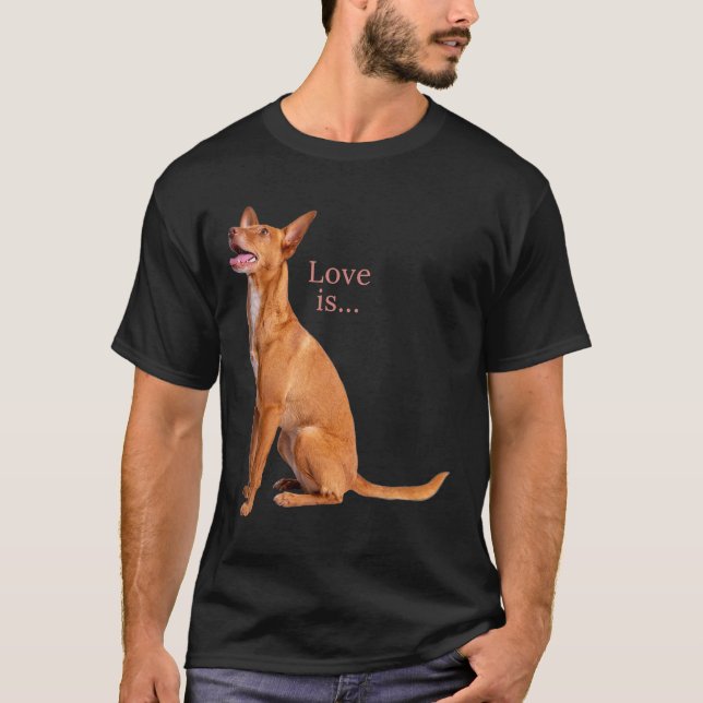 Dog Basenji Liebe Basenji Shirt Dog Mama Vater Wel (Vorderseite)