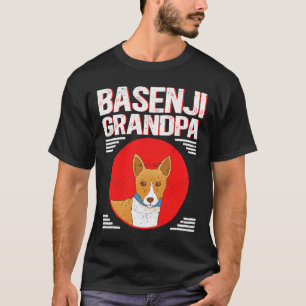 Dog Basenji Mens Basenji Grandpa Dog Eigentümer Ba T-Shirt