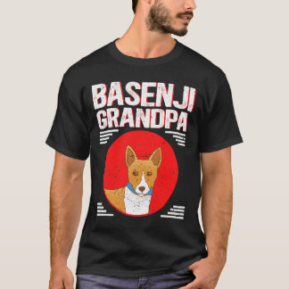 Dog Basenji Mens Basenji Grandpa Dog Eigentümer Ba T-Shirt