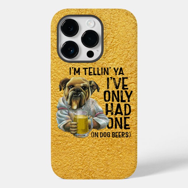 Dog Beers Case-Mate iPhone Case (Rückseite)