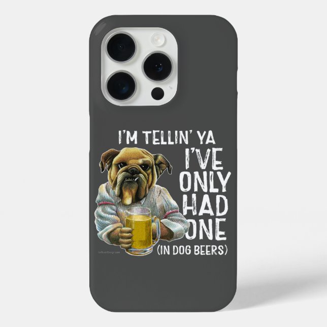 Dog Beers Case-Mate iPhone Case (Rückseite)