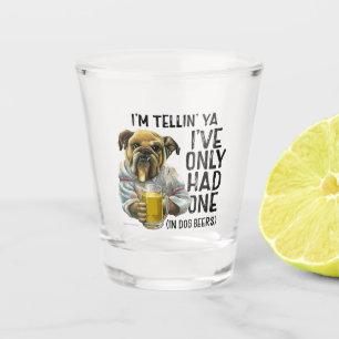 Dog Beers Shot Glass Schnapsglas