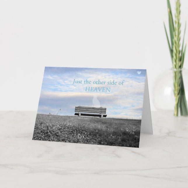 Dog Beileid Danke, dass du gekümmert hast Dankeskarte (Vorderseite)