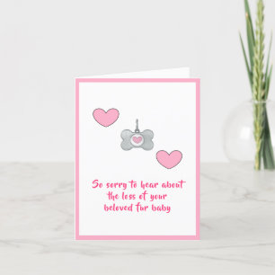 Dog-Beileid-Karte von dalDesignNZ Karte