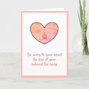 Dog-Beileid-Karte von dalDesignNZ Karte