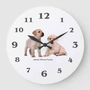 Dog-Bild für große Rund-um-die-Uhr Wanduhr