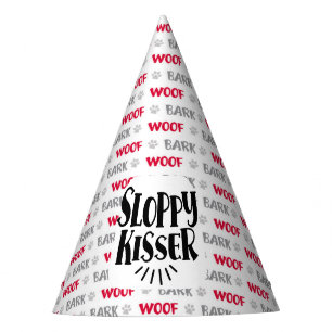 Dog Birthday Pawty mit lustigem Zitat Partyhütchen