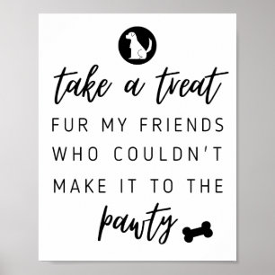 Dog Biscuit Leckerei von Hunden GASTGESCHENK H Poster
