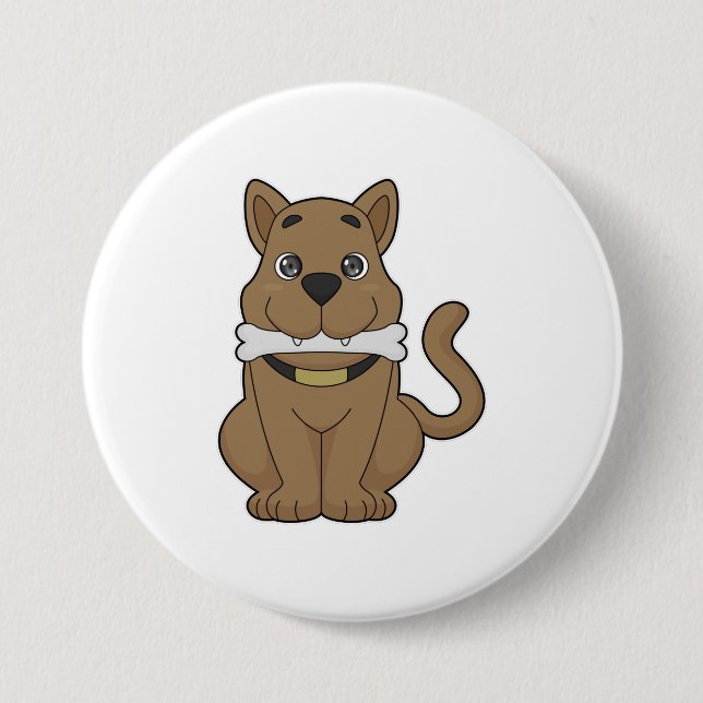 Dog Bone Button (Vorderseite)