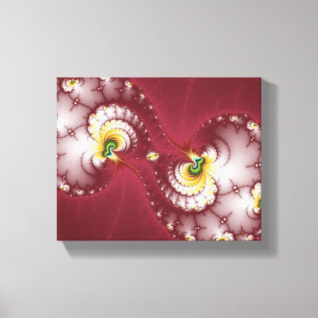 Dog Bone Chew - Fraktal Leinwanddruck (Vorderseite)