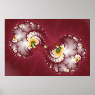 Dog Bone Chew - Fraktal Poster