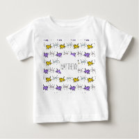 Dog Bone Graffiti Style Name Wählen Sie Color Baby