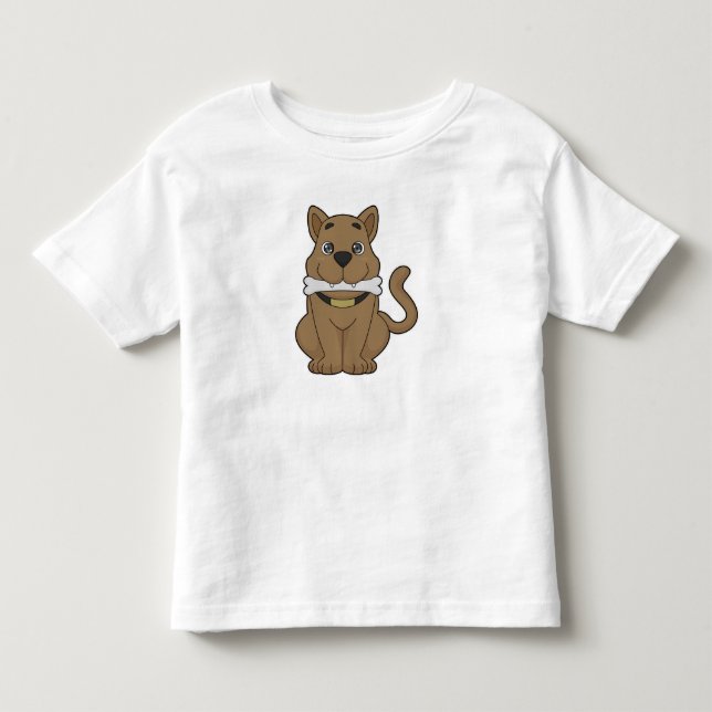 Dog Bone Kleinkind T-shirt (Vorderseite)