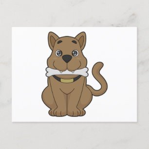 Dog Bone Postkarte