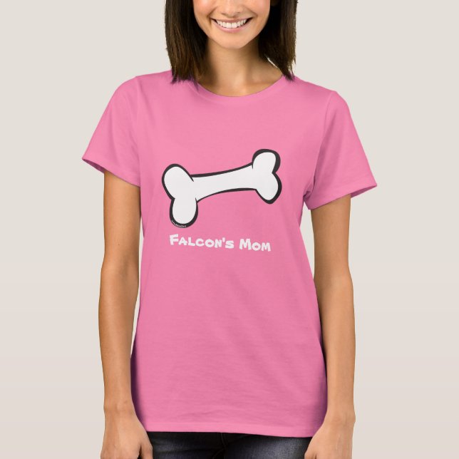 Dog Bone - T - Shirt der dunklen Damen (Vorderseite)