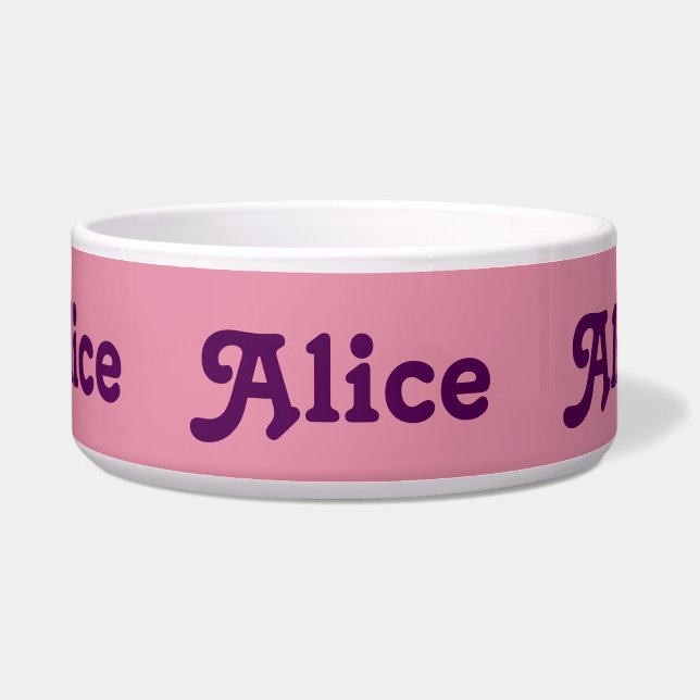 Dog Bowl Alice Napf (Vorderseite)