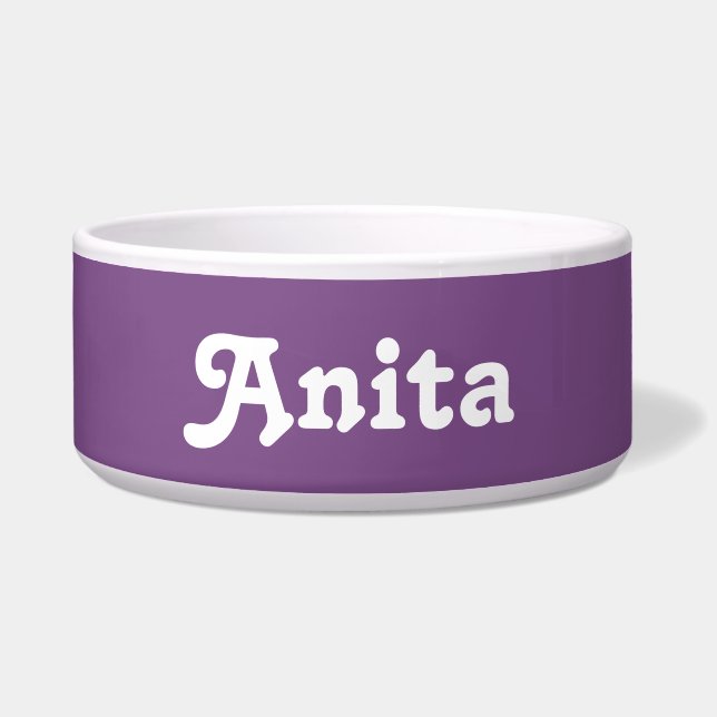 Dog Bowl Anita Napf (Vorderseite)